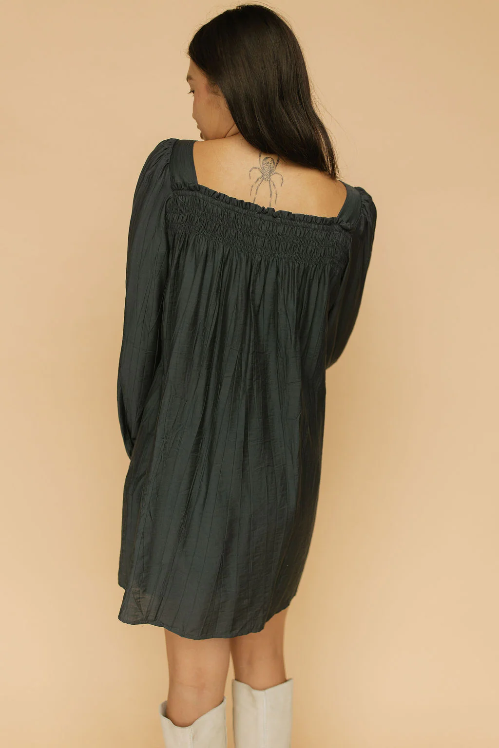 FINAL SALE - Neve Babydoll in Navy - Image 6
