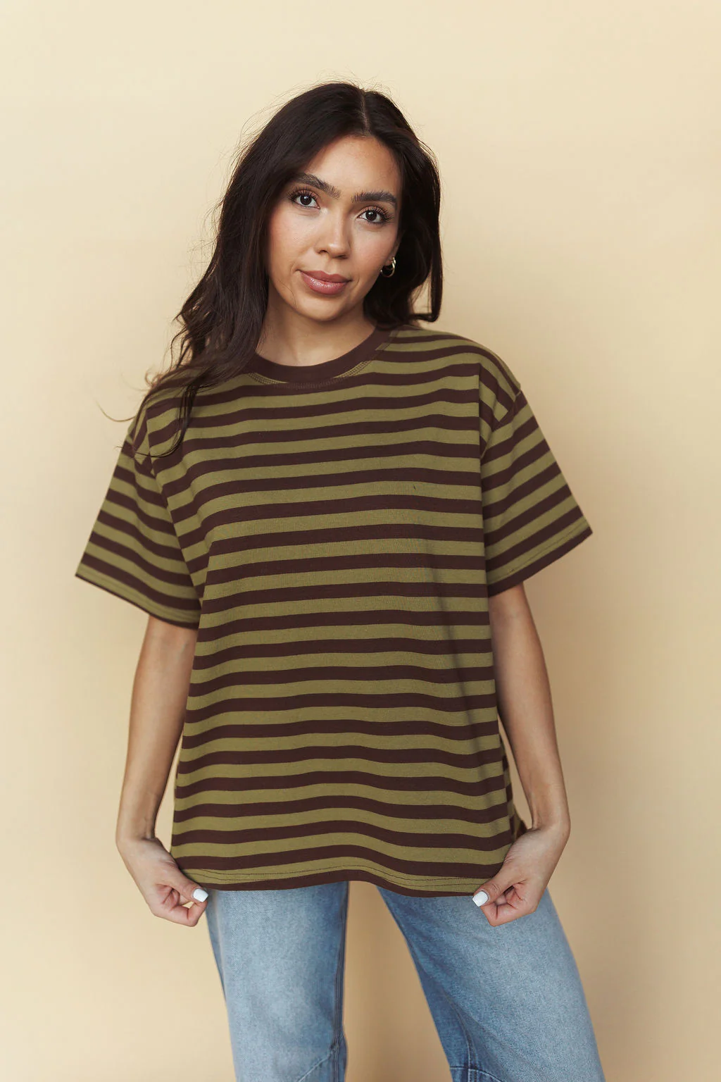 Nola Stripe Tee - 4 Colors - Image 3