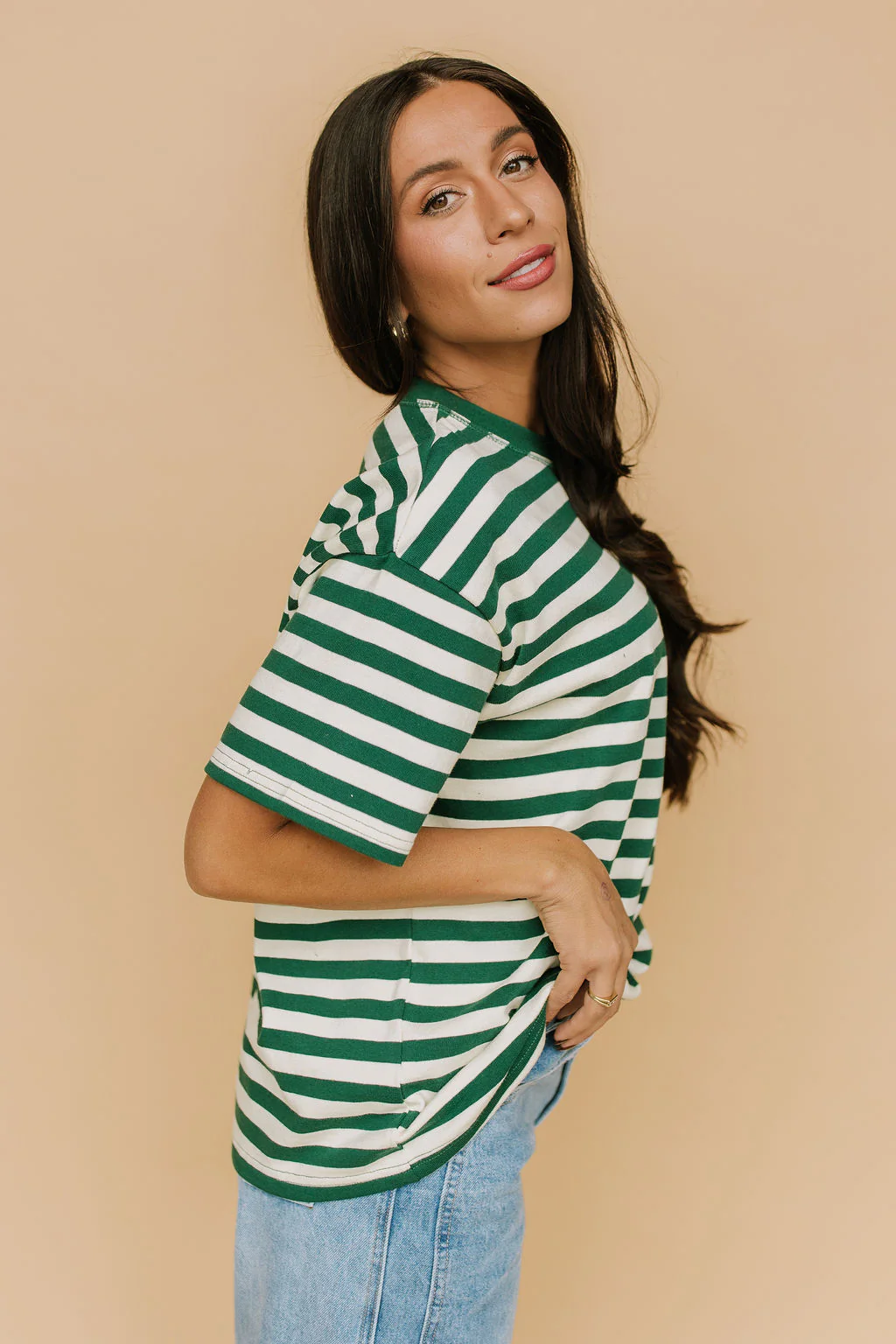 Nola Stripe Tee - 4 Colors - Image 8
