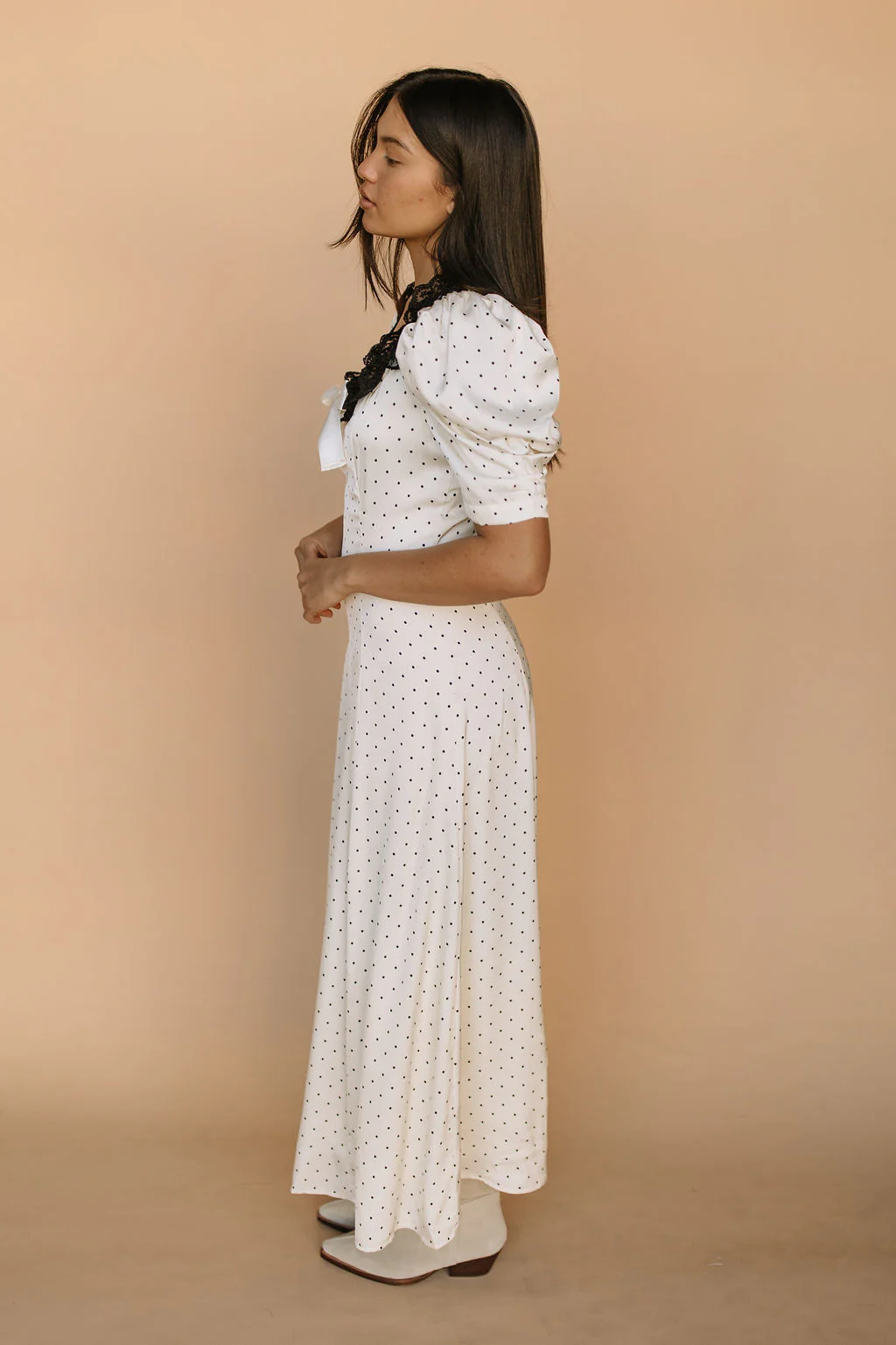 Oh My Darling Lace Polkadot Dress - Image 4
