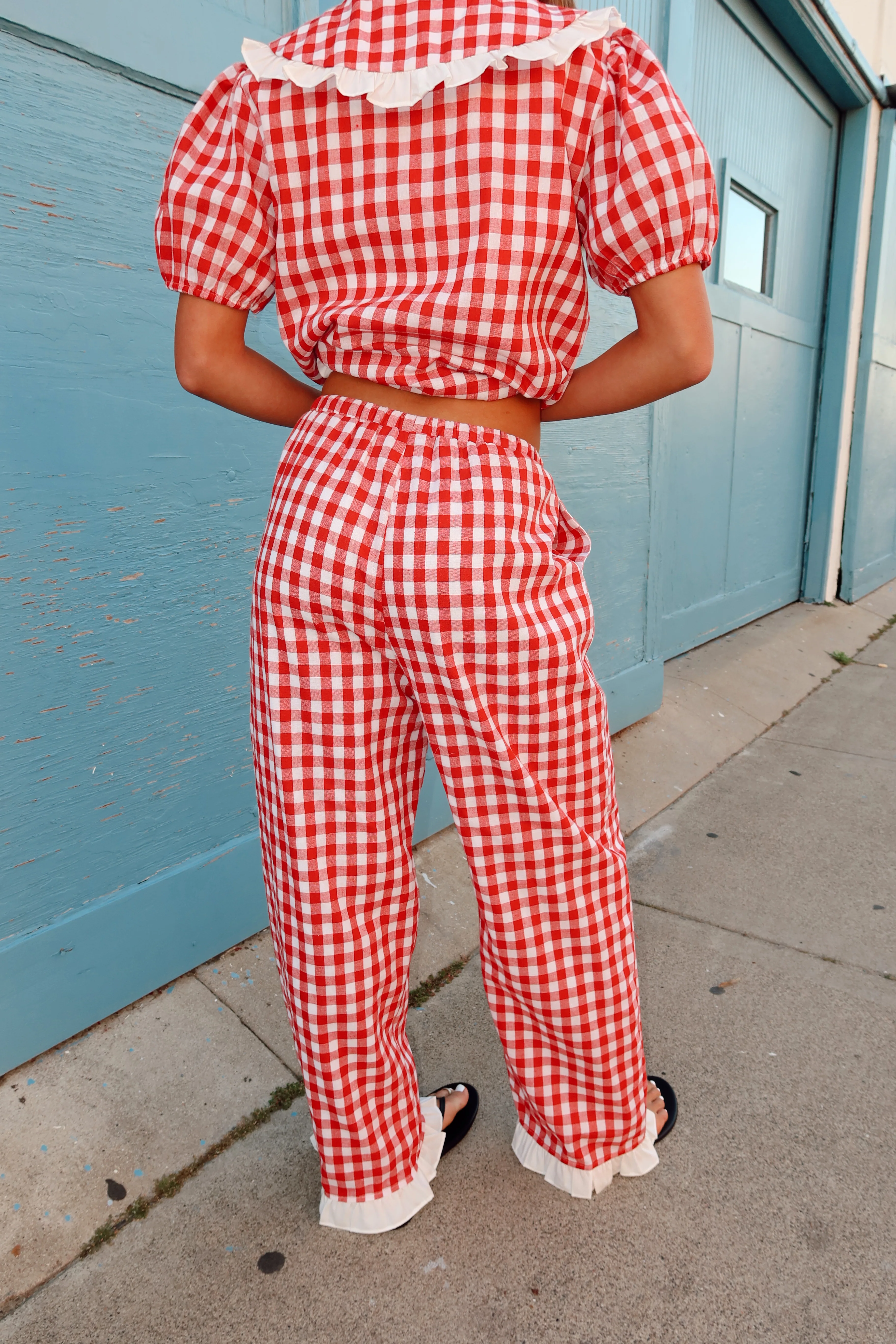Penny Gingham Pants - Image 5
