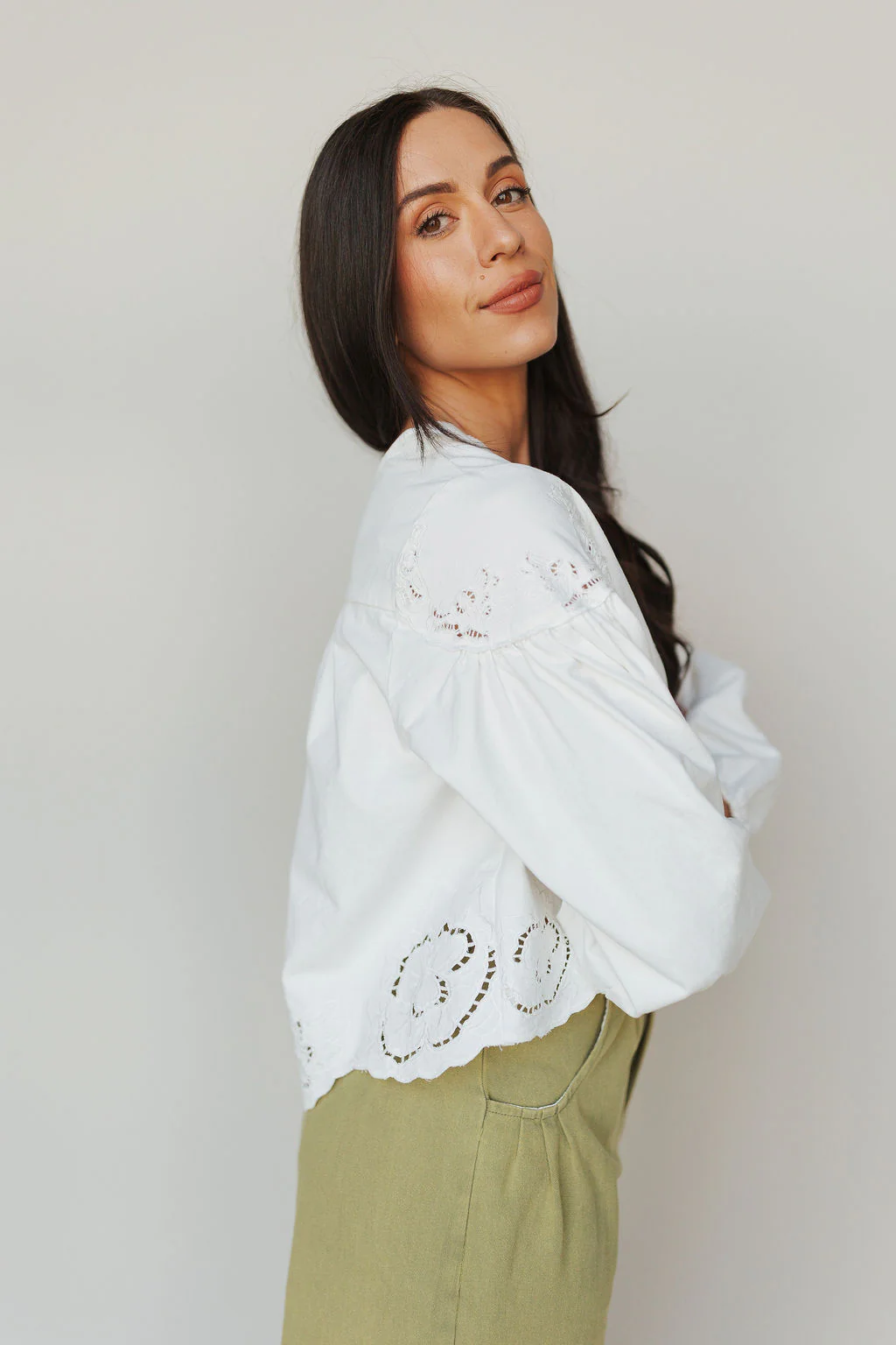 Petunia Eyelet Blouse - Image 6