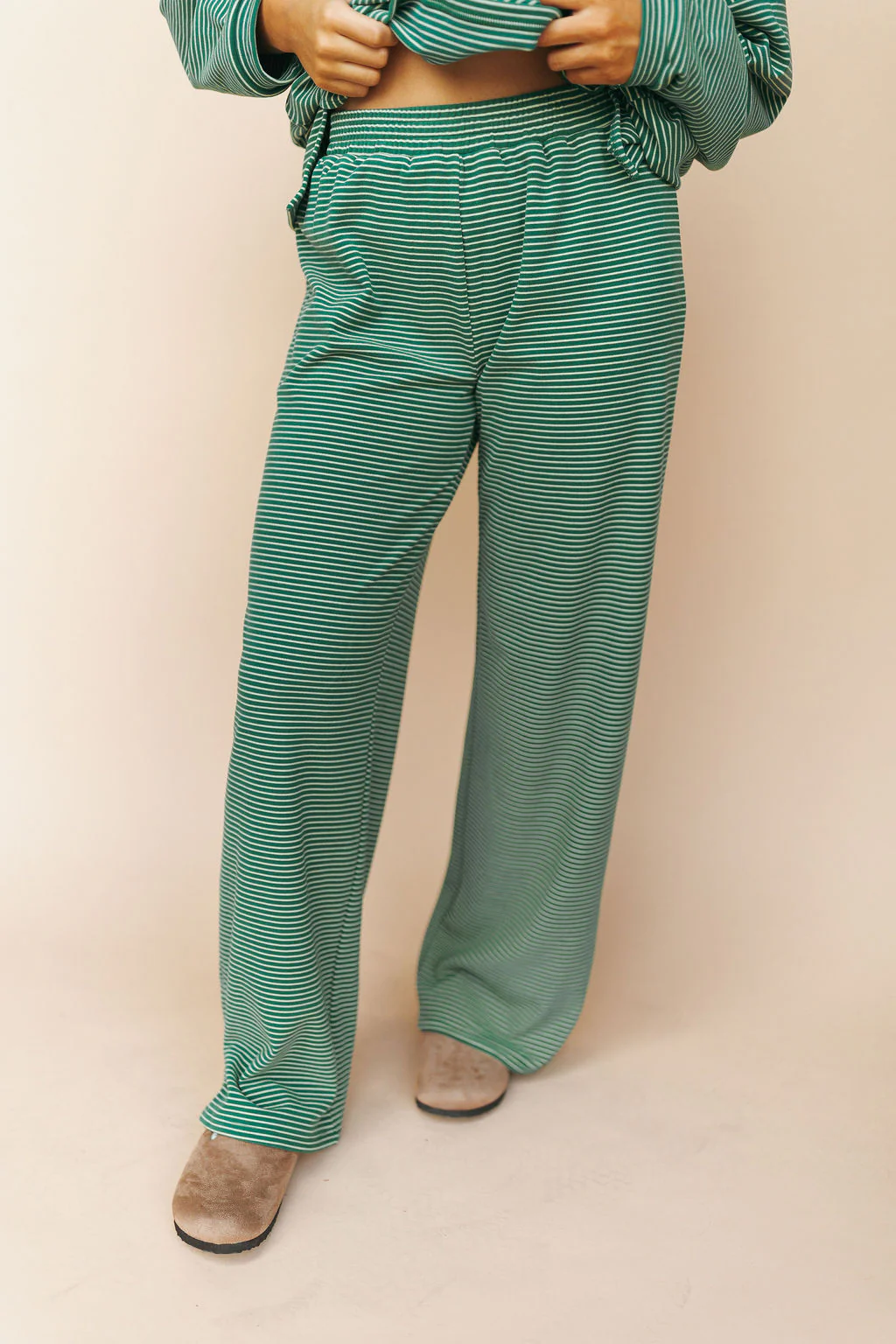 Porter Fleece Stripe Pants - Image 11