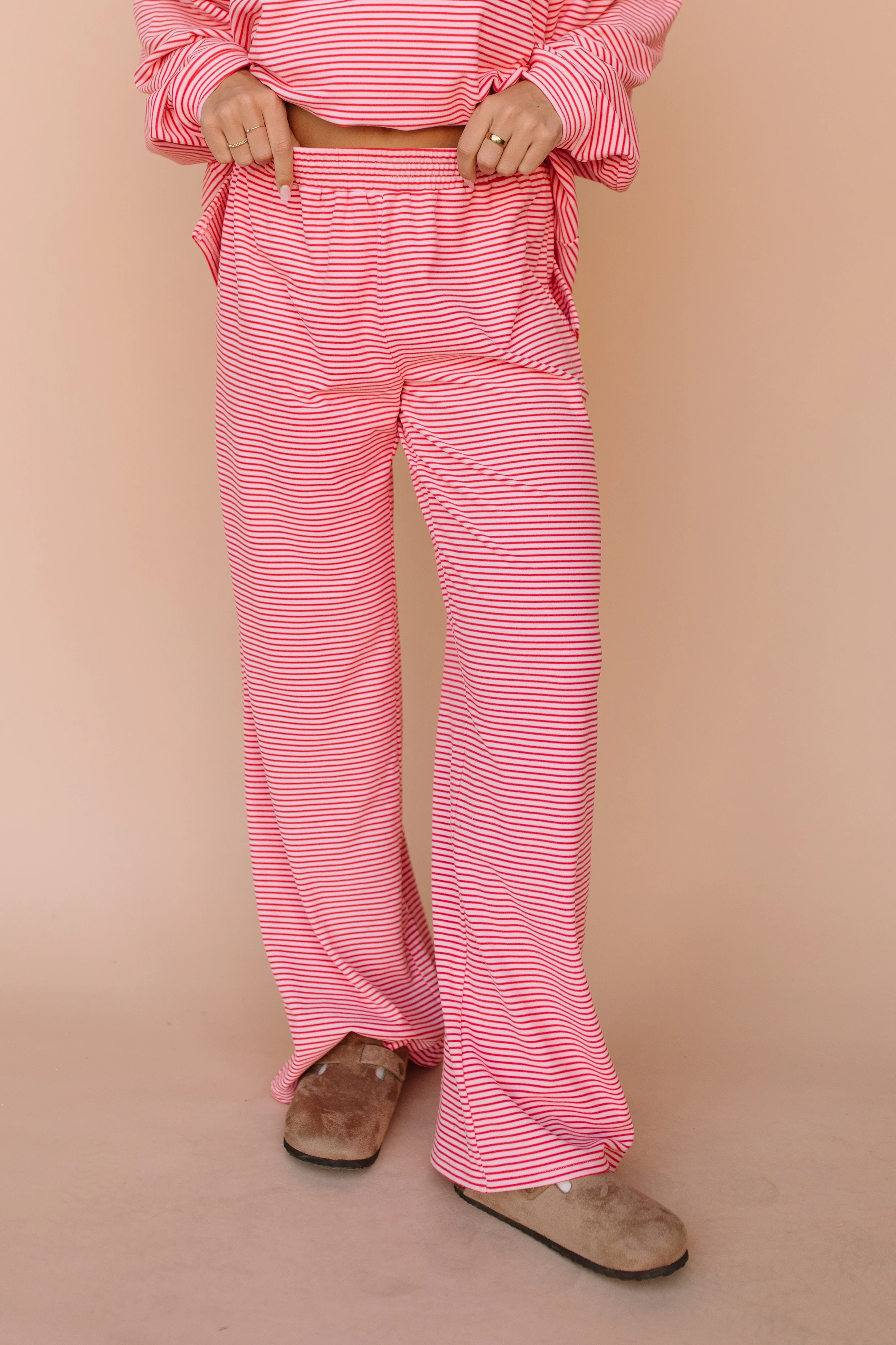Porter Fleece Stripe Pants - Image 13