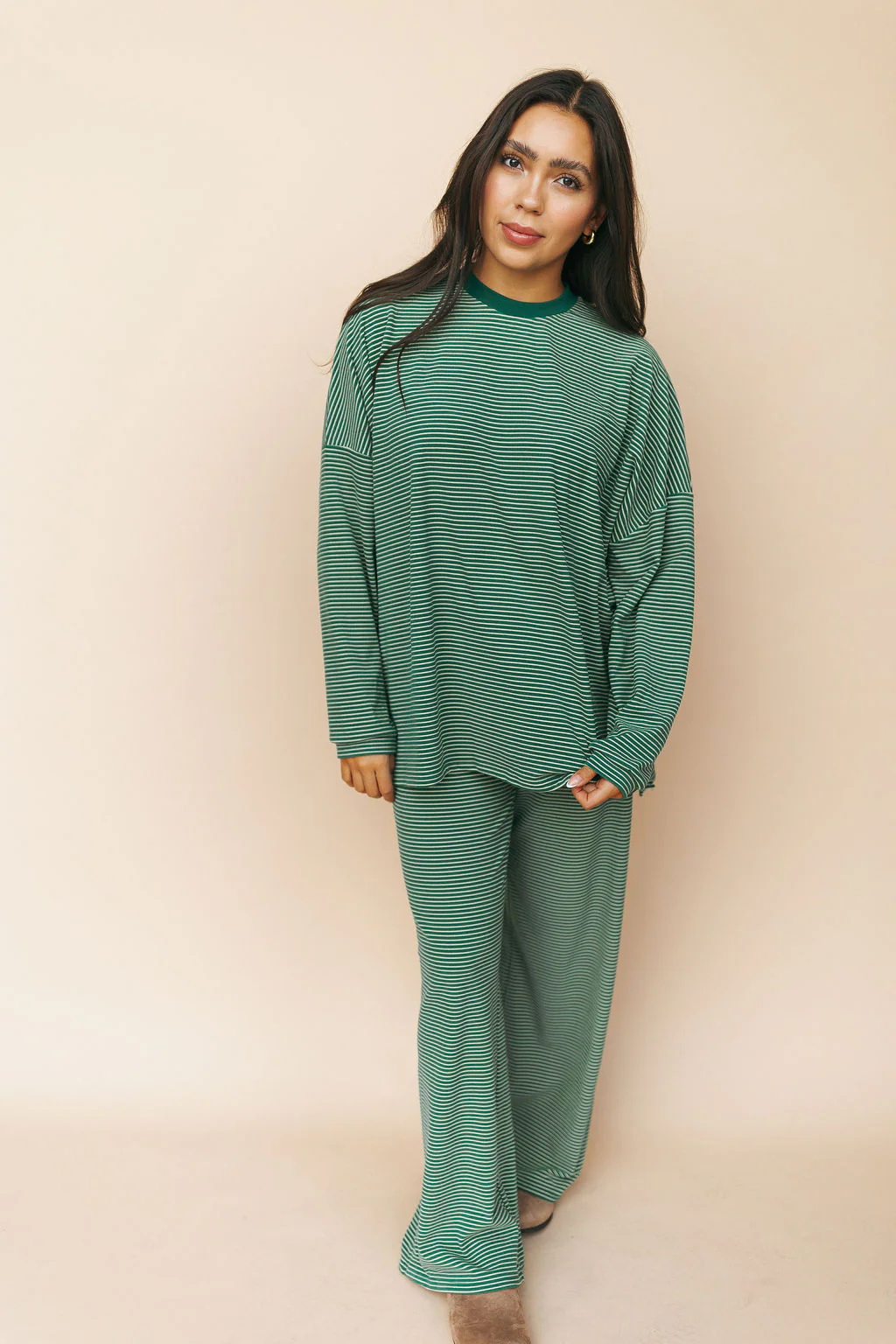 Porter Fleece Stripe Top - Image 12
