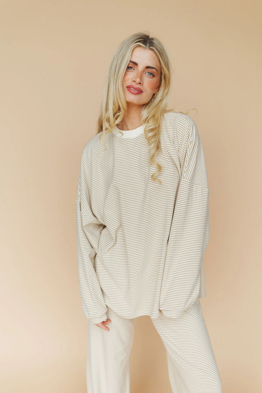 Porter Fleece Stripe Top - Image 15