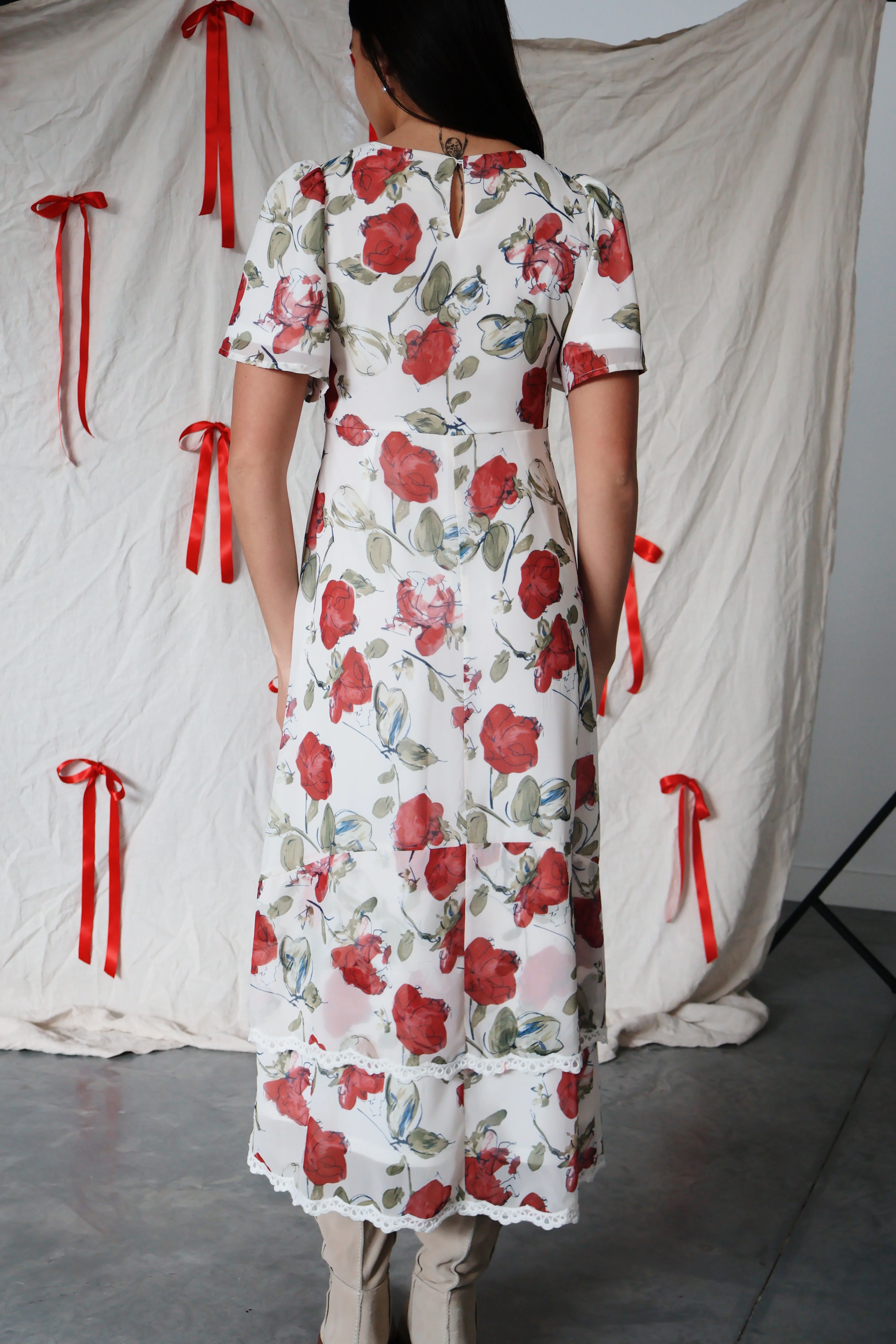 Rosalie Floral Dress - Image 3