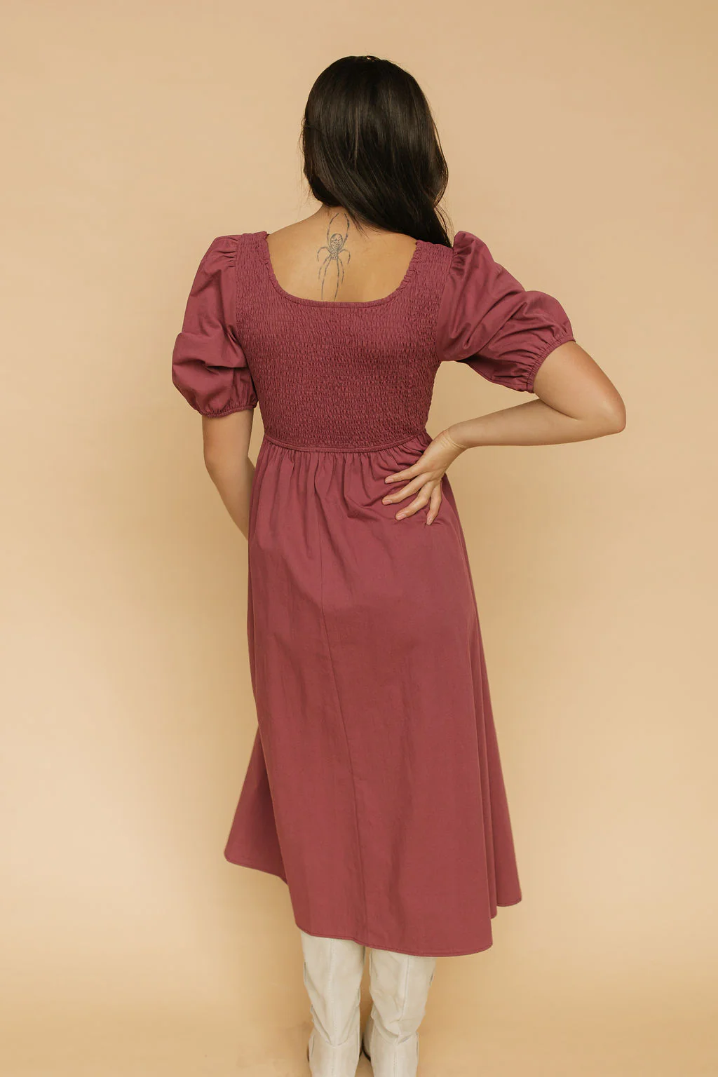 Rosalind Midi in Wine - Image 3