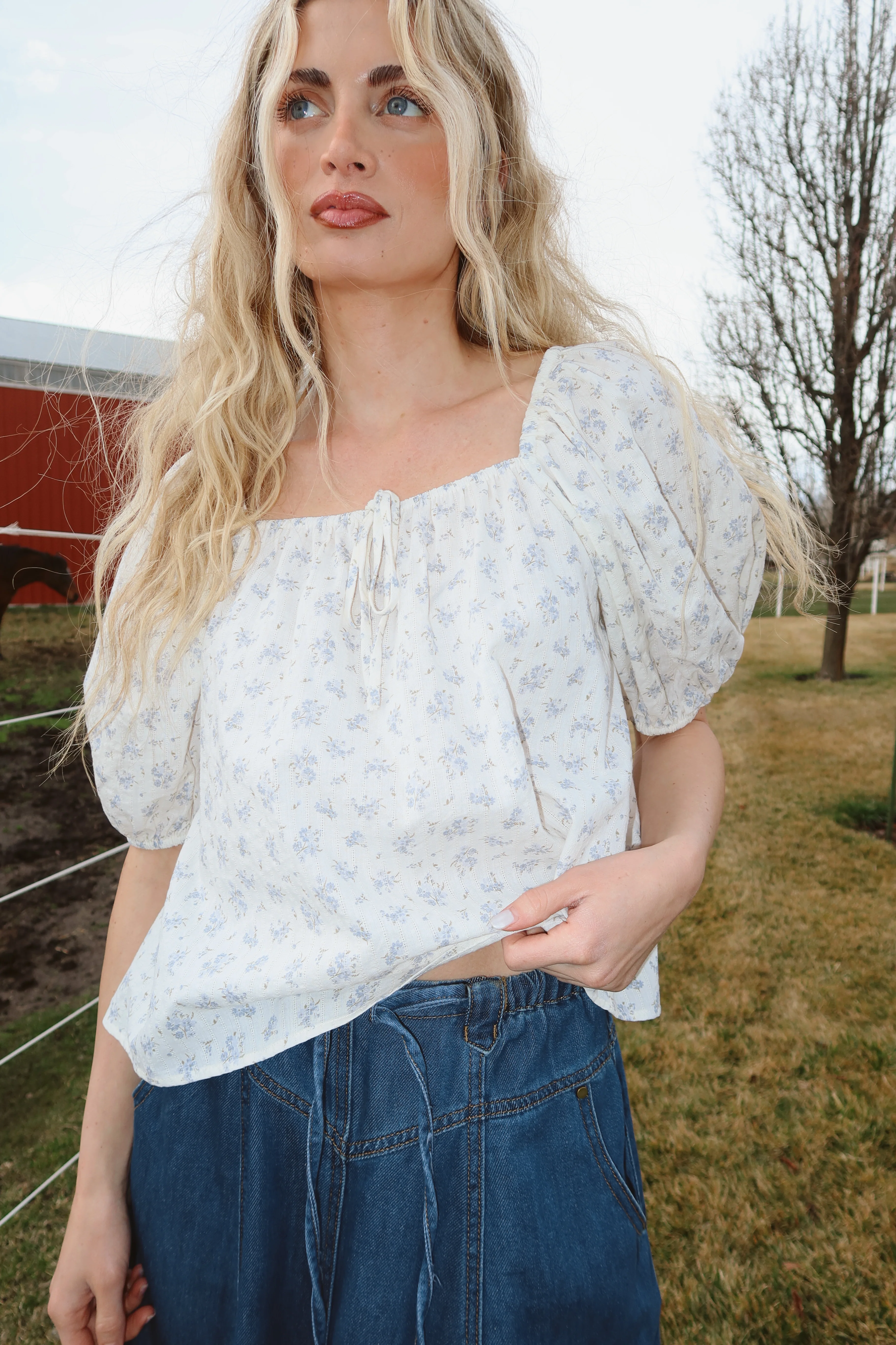 Rosebud Floral Blouse - Image 3