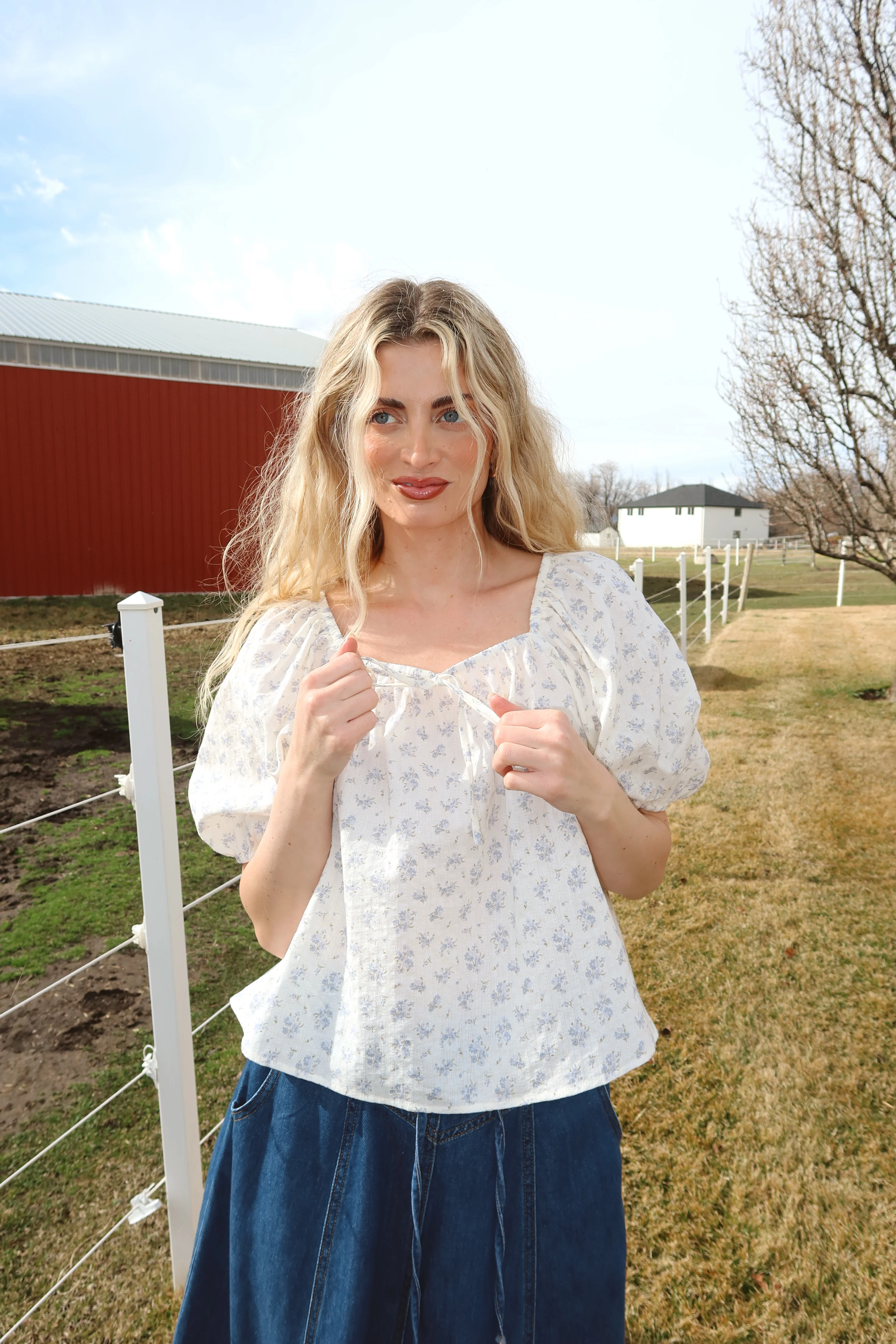 Rosebud Floral Blouse - Image 6