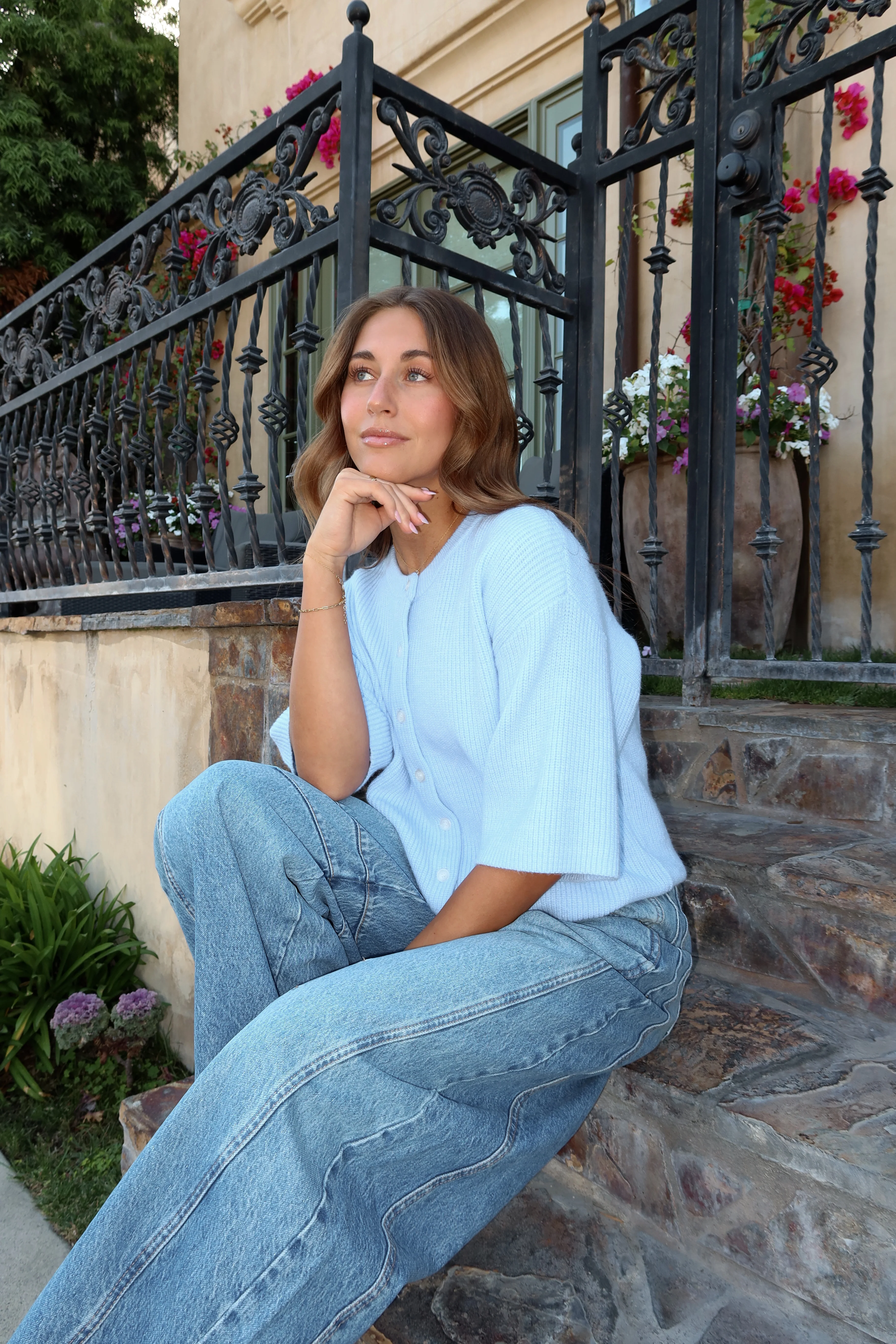 Sadie Cardigan in Blue - Image 2