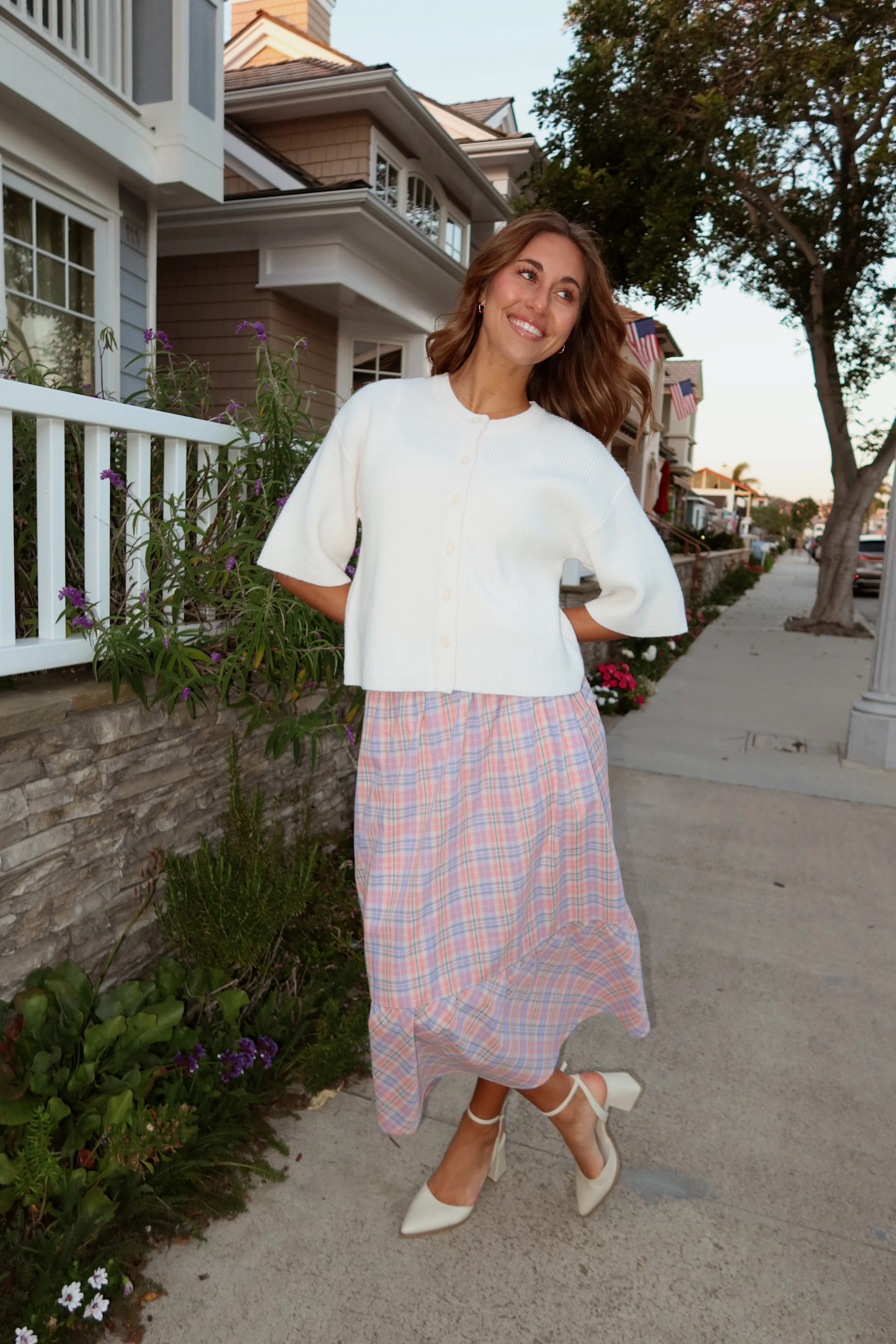 Sadie Cardigan in Ivory - Image 5