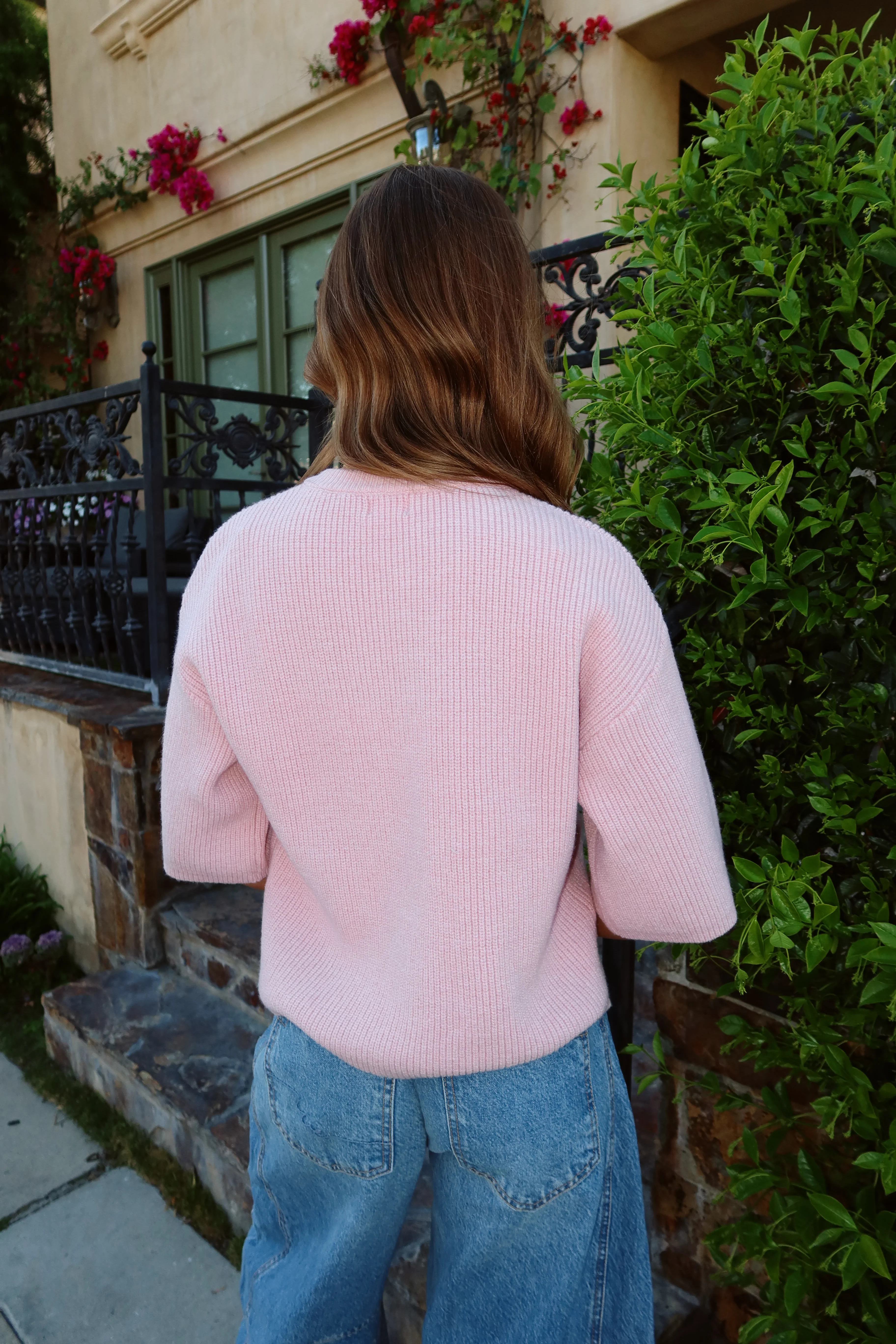 Sadie Cardigan in Pink - Image 3