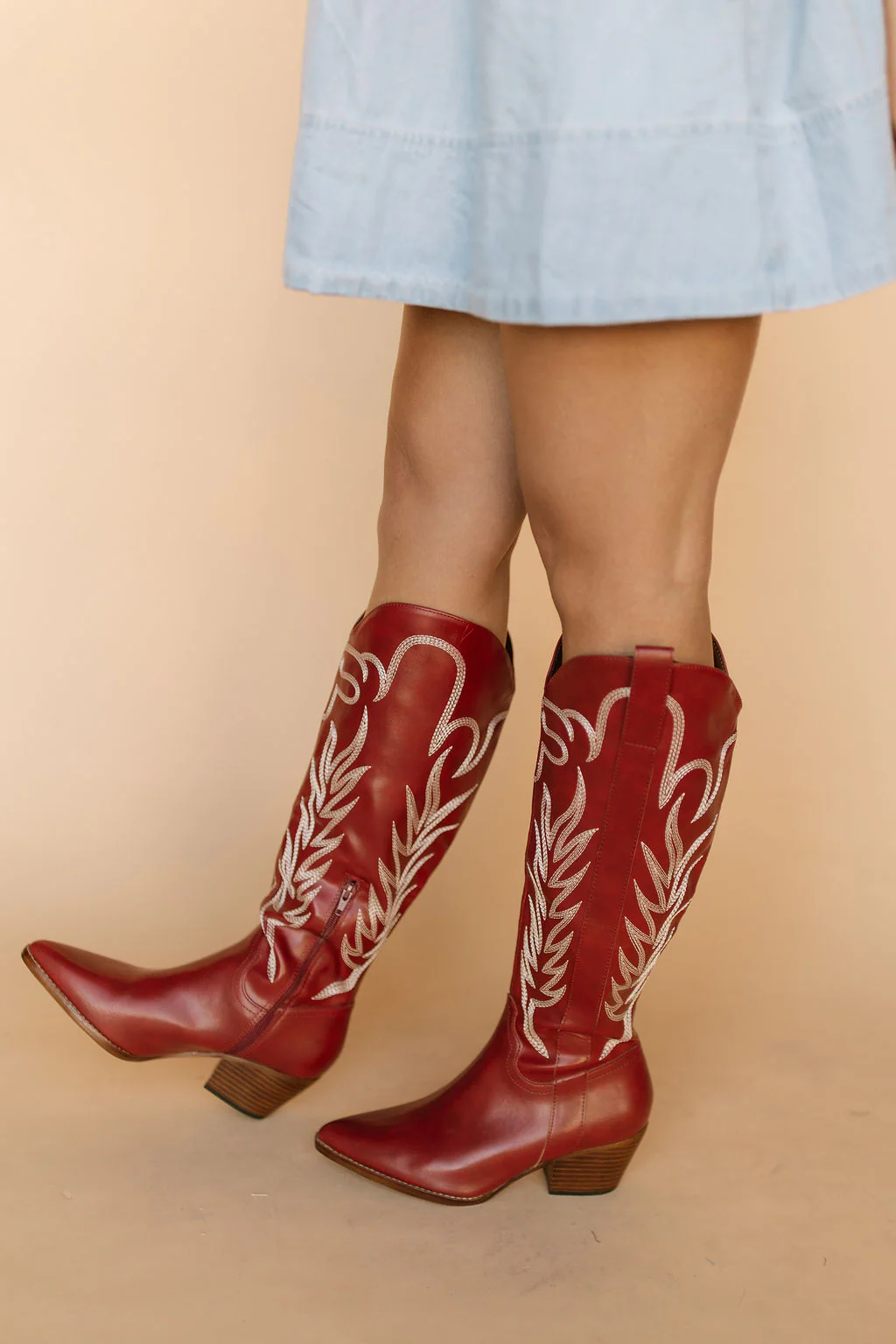 FINAL SALE - Samara Boots in Red - Image 4