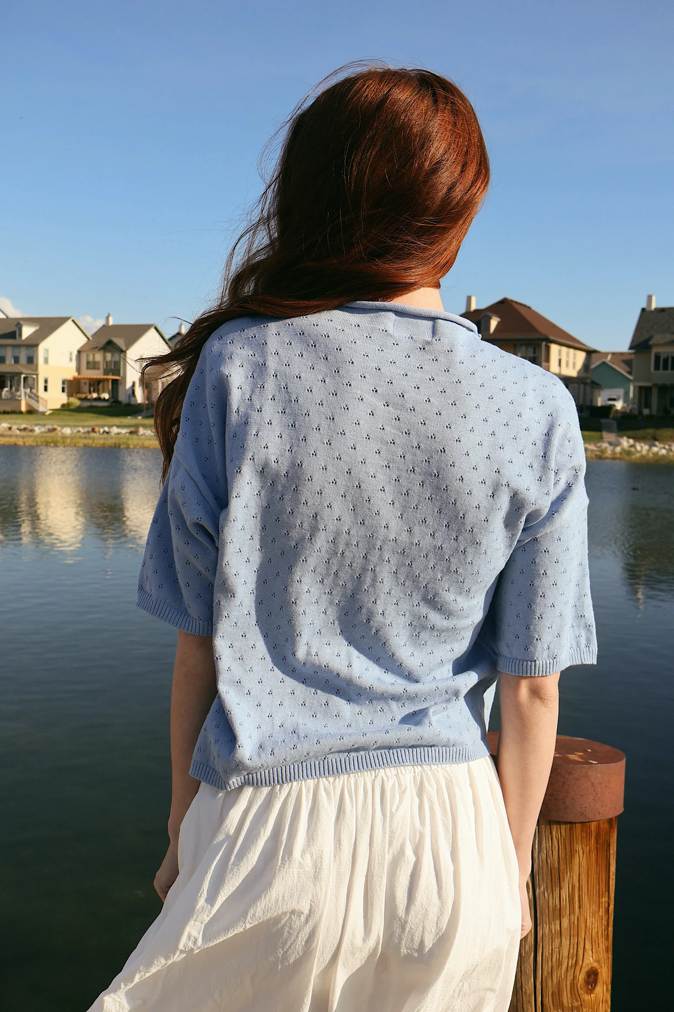 Seaside Sorbet Pointelle Cardigan - Image 11