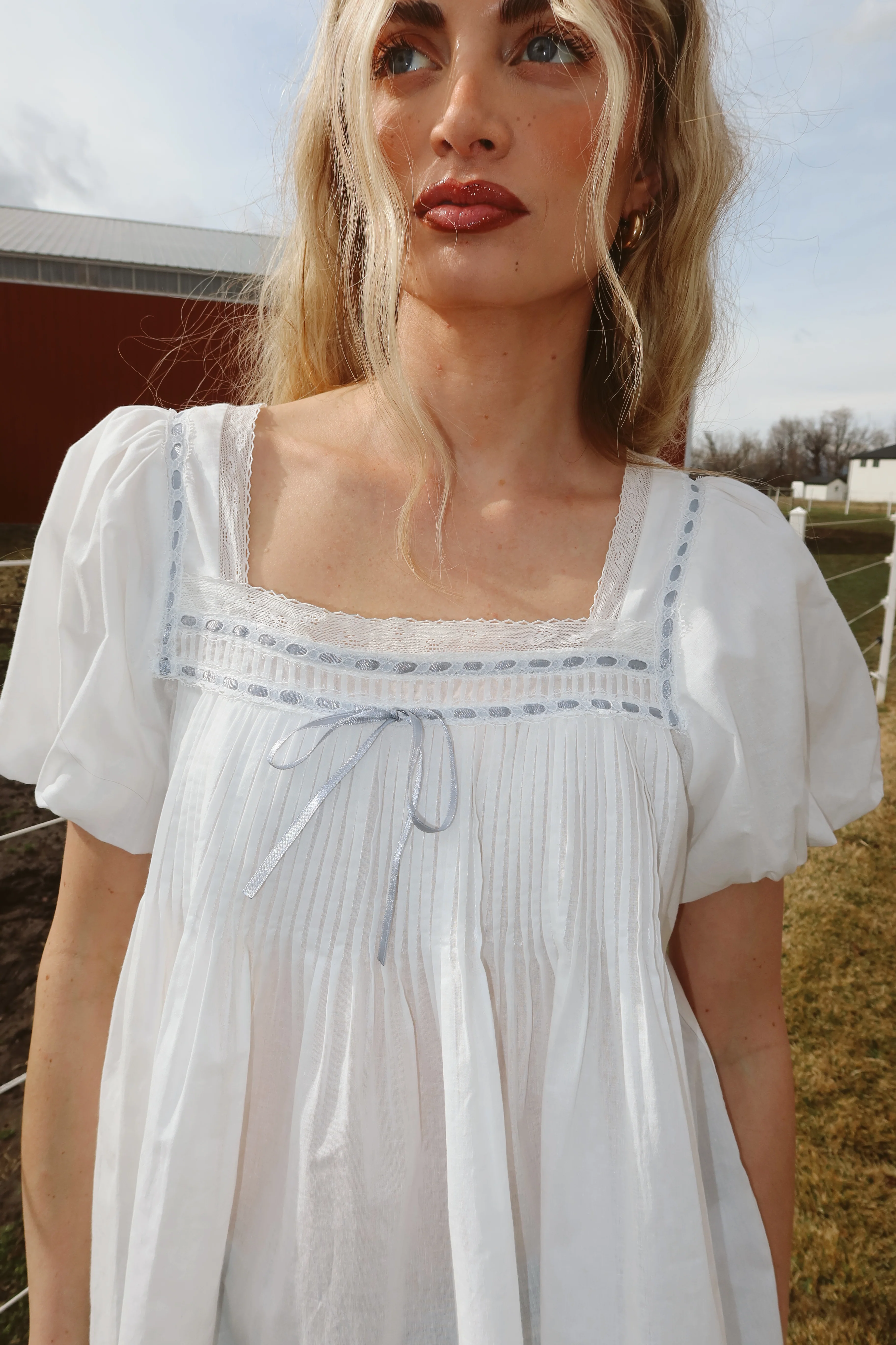 Shania Cotton-Voile Babydoll - Image 6