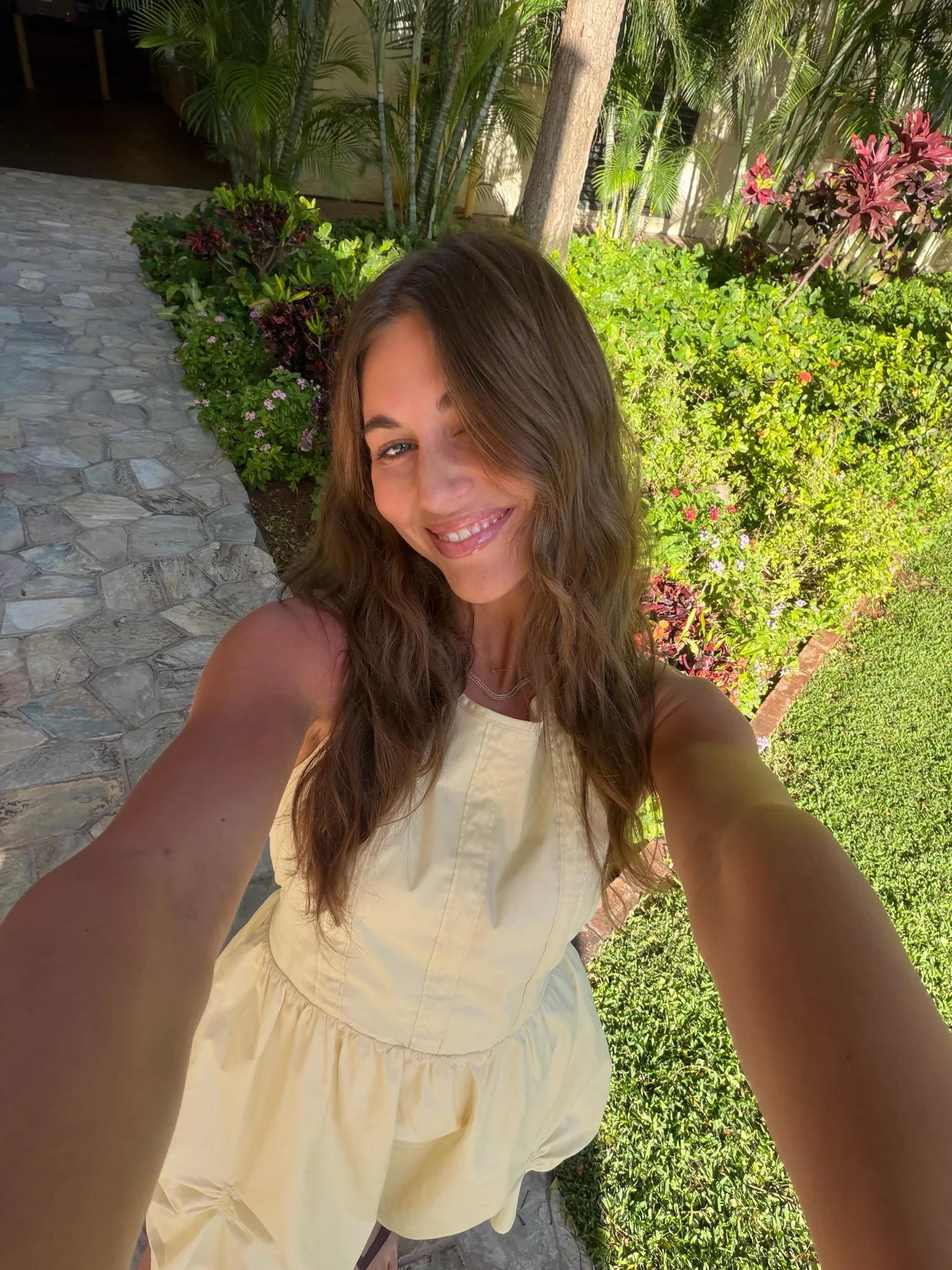 Sun Gazer Dress in Butter - Image 3