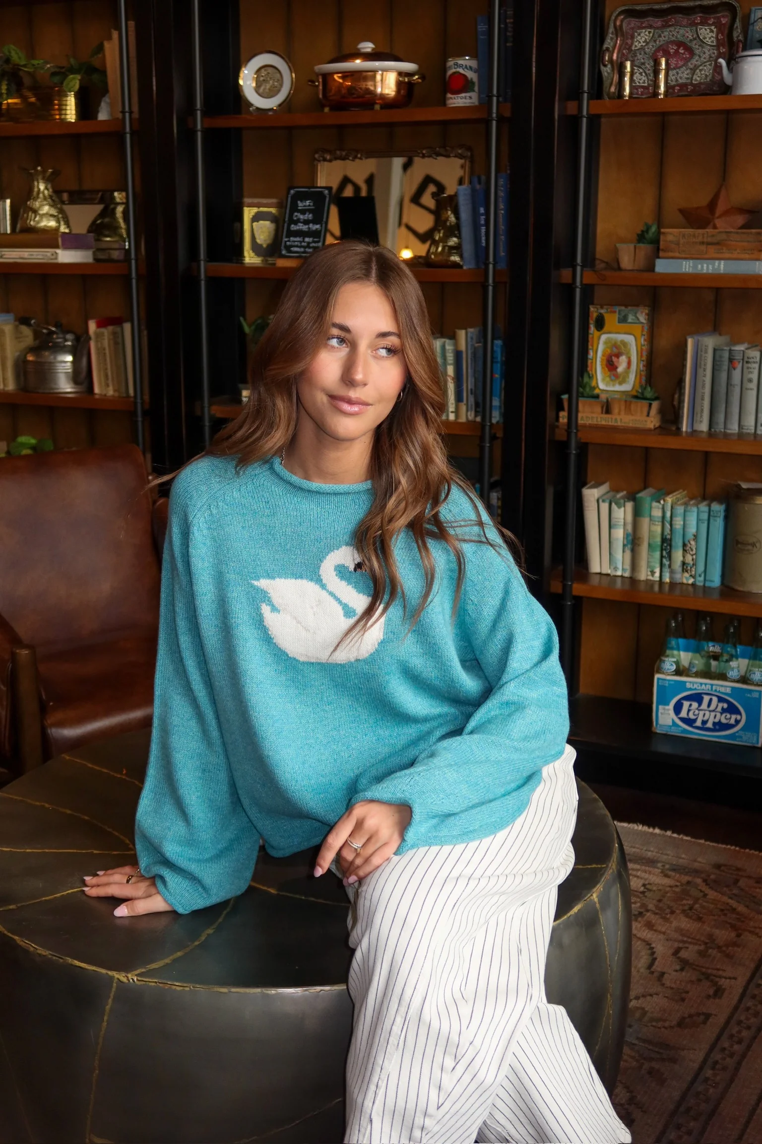 Swan Knit Sweater