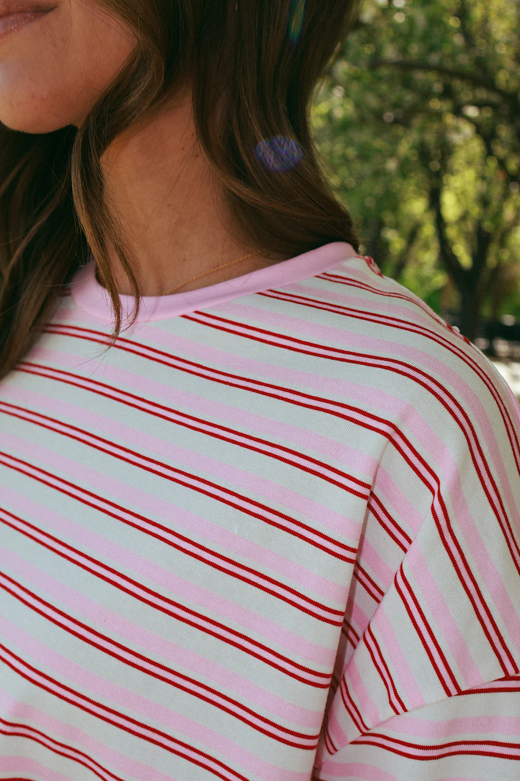Sweet Tart Oversized Pink Tee - Image 2