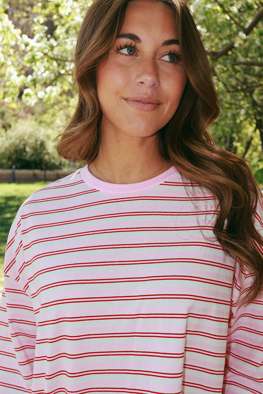 Sweet Tart Oversized Pink Tee - Image 4