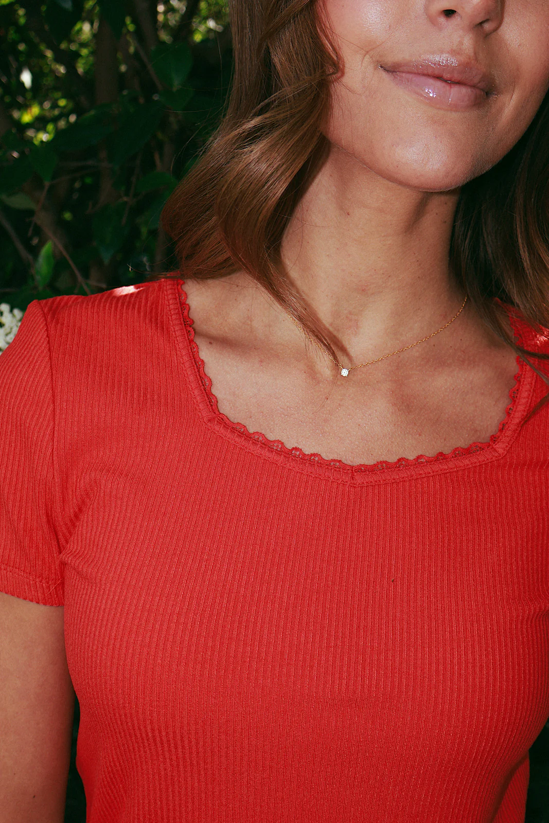 Sweetheart Ribbed Tee - Image 3