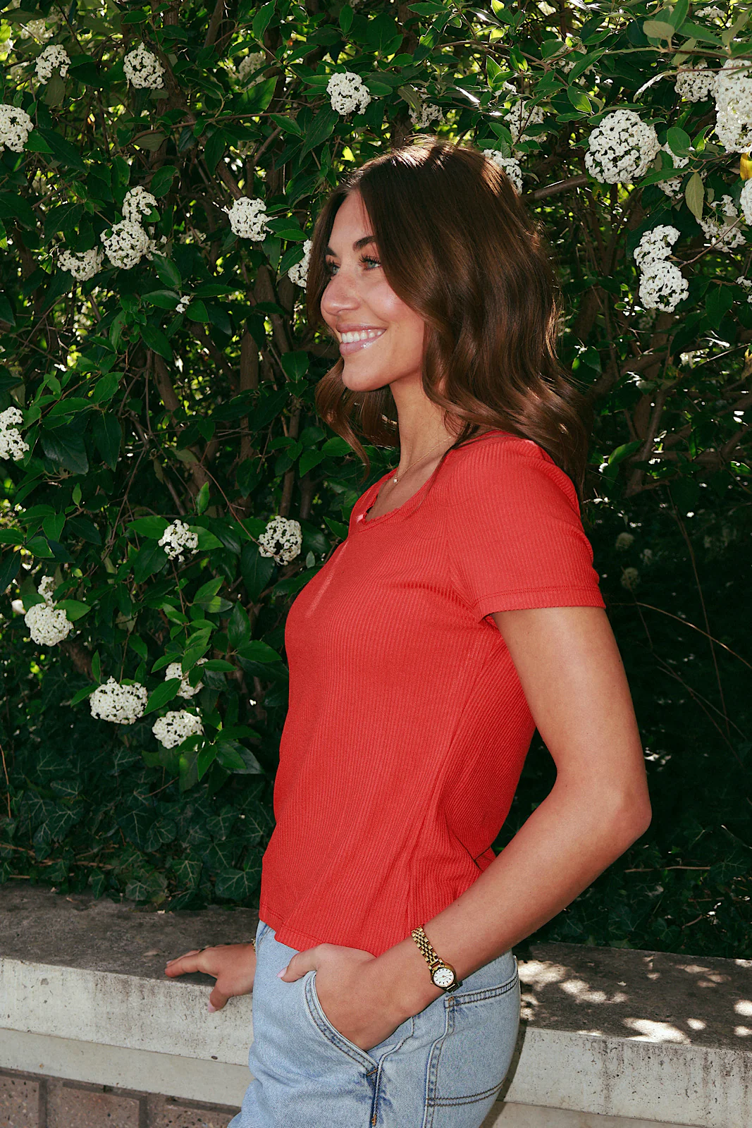 Sweetheart Ribbed Tee - Image 6