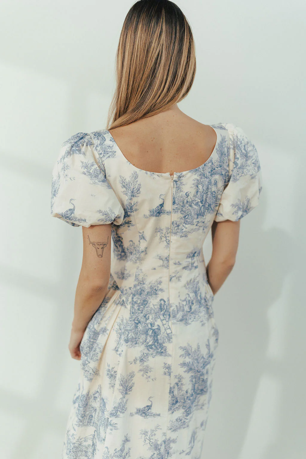 Un Deux Toile Dress - Image 3